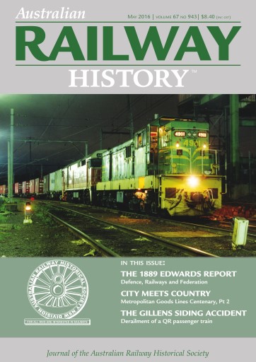 Australian Railway History issue 