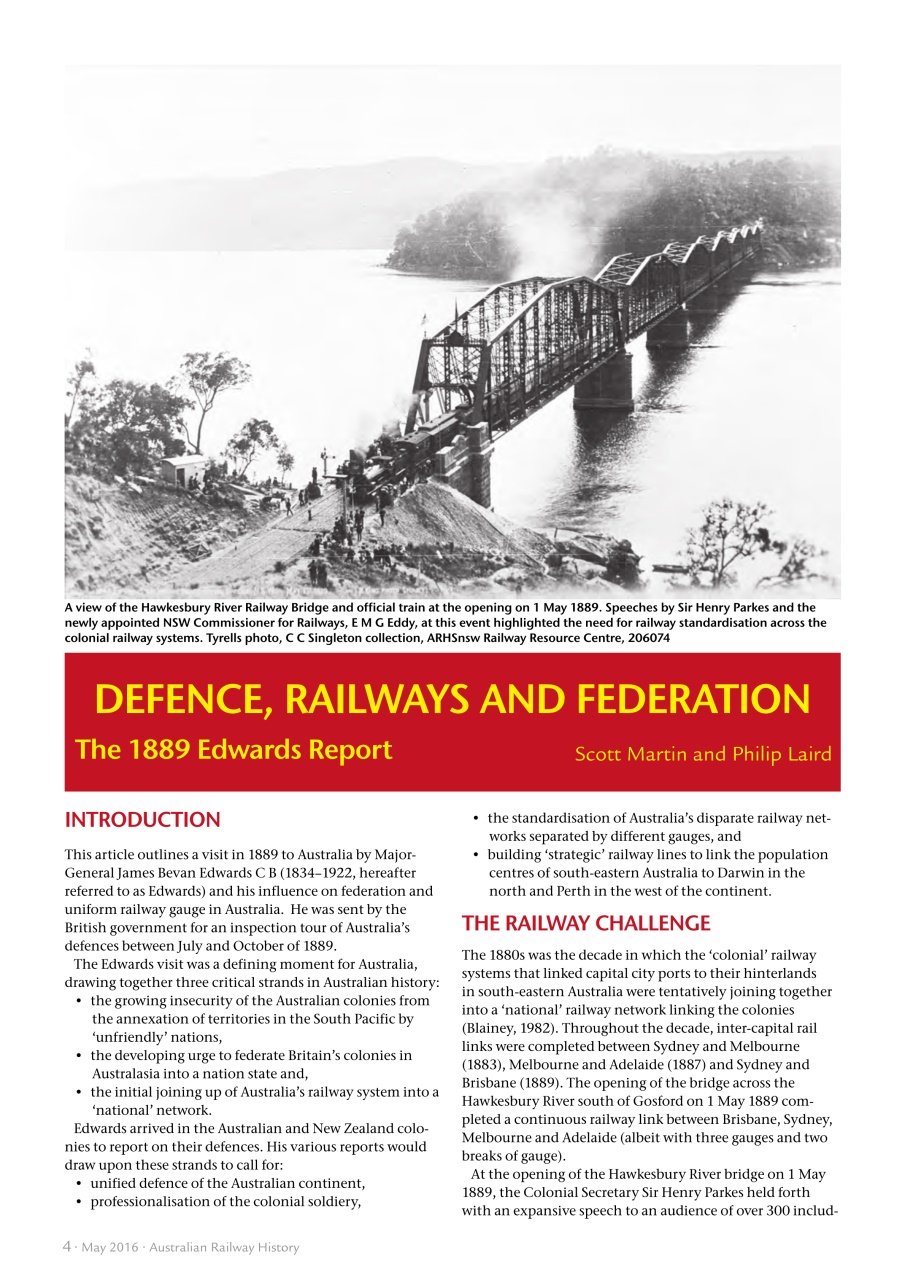 Australian Railway History Preview Pages