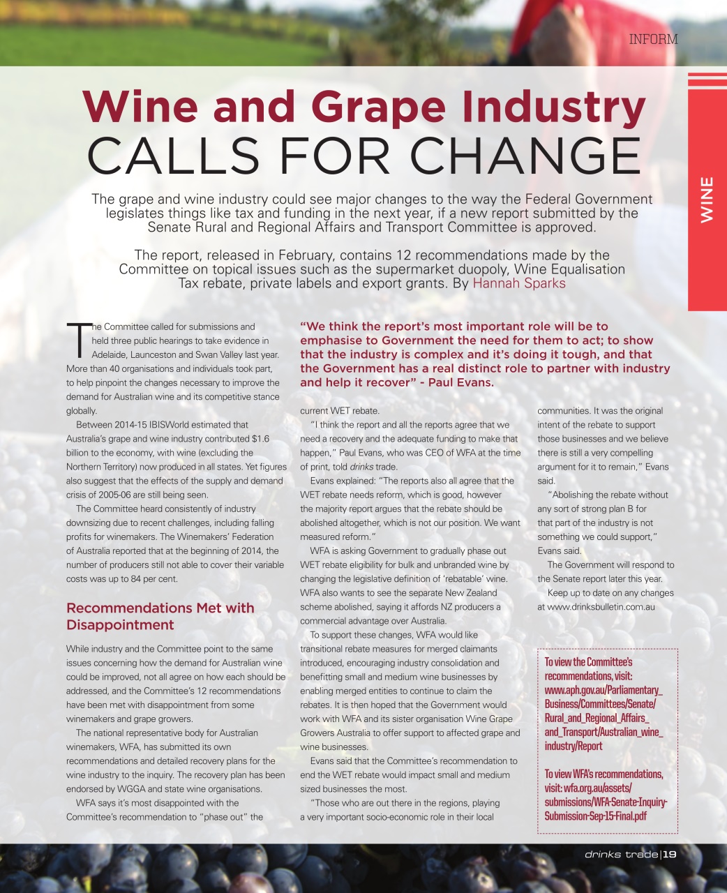 Drinks Trade Preview Pages