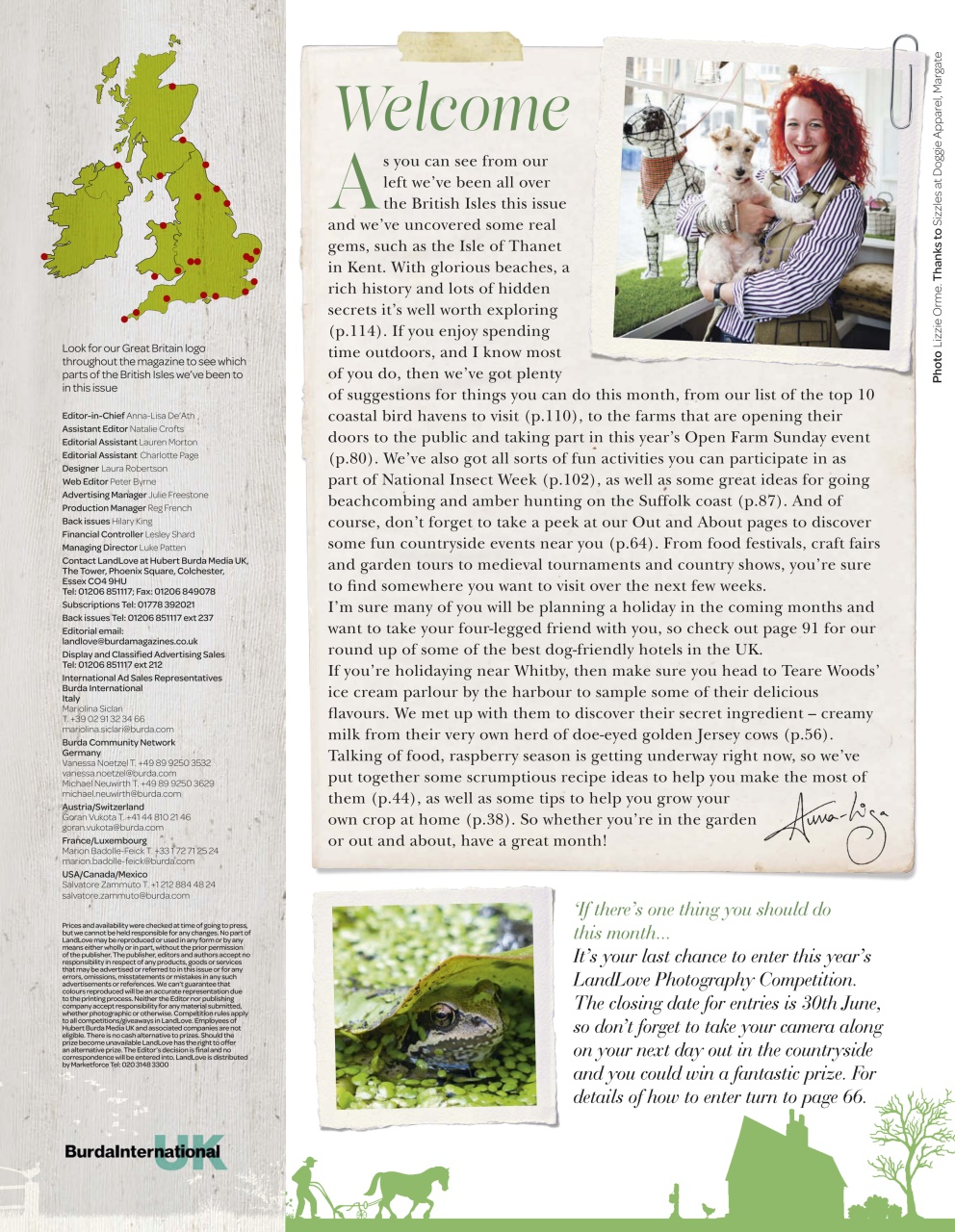 LandLove Magazine Preview Pages