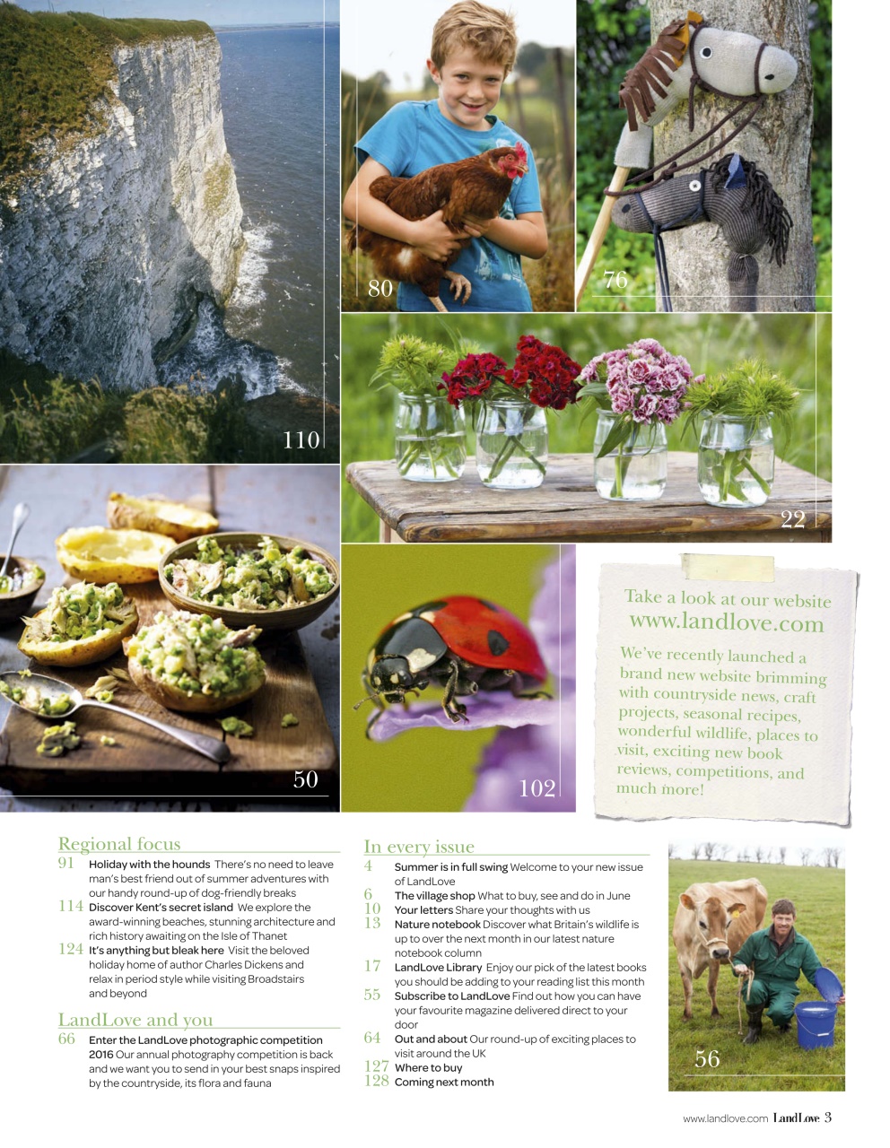 LandLove Magazine Preview Pages
