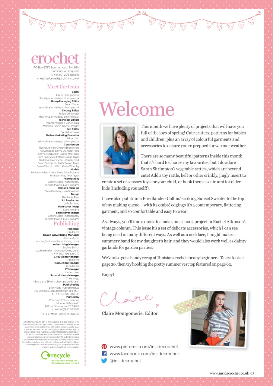 Inside Crochet Preview Pages