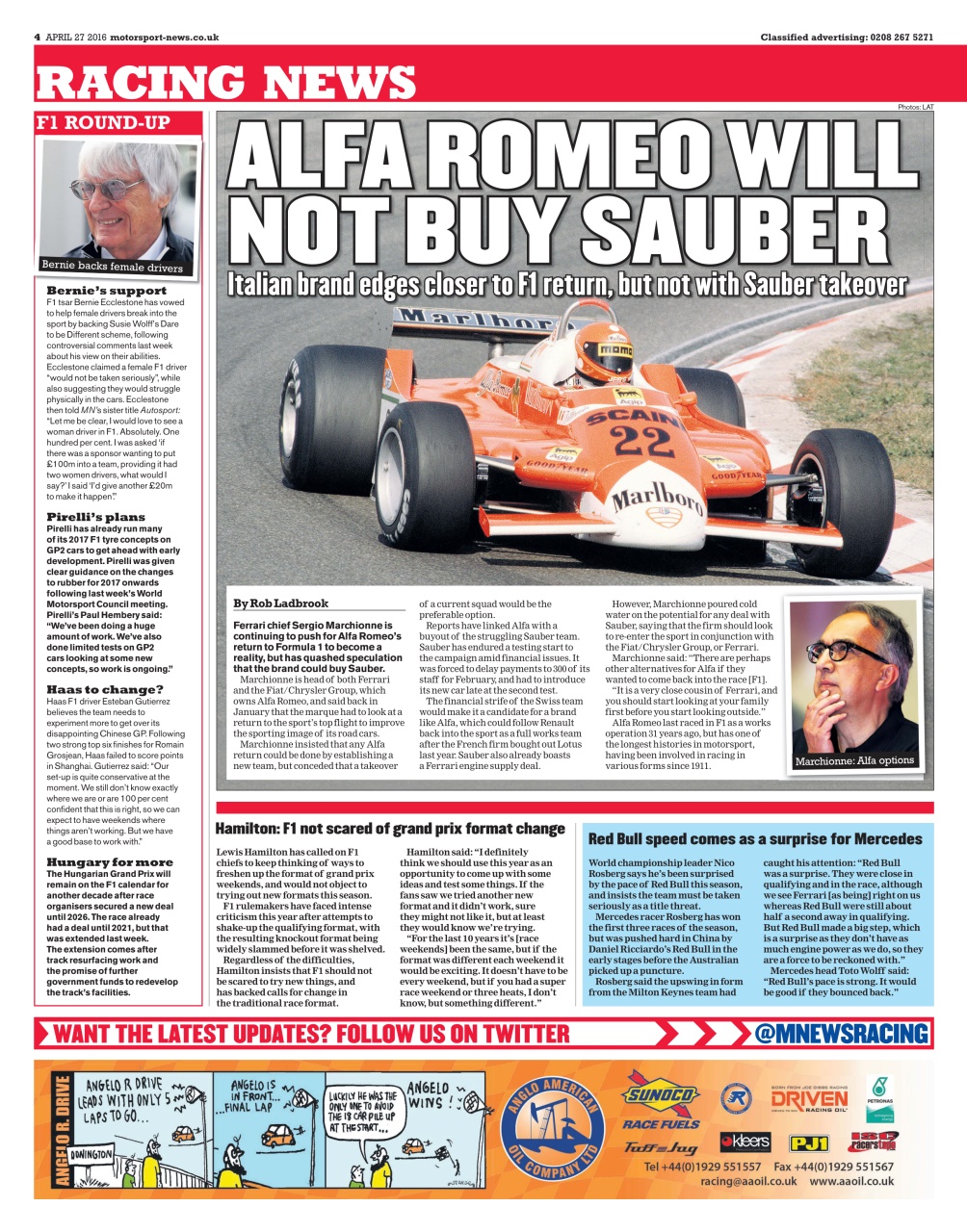 Motorsport News Preview Pages