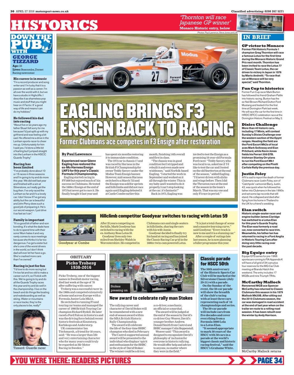 Motorsport News Preview Pages