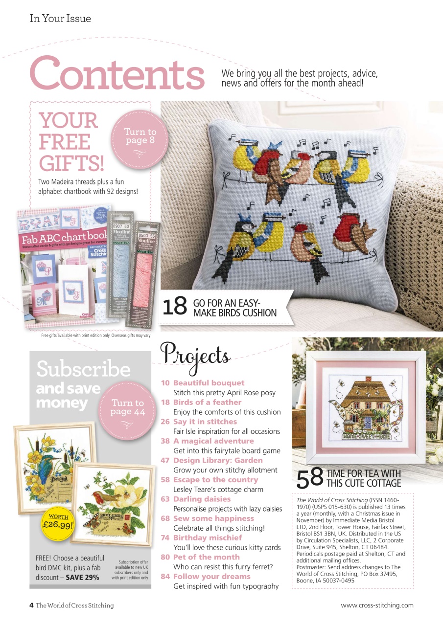 The World of Cross Stitching Preview Pages