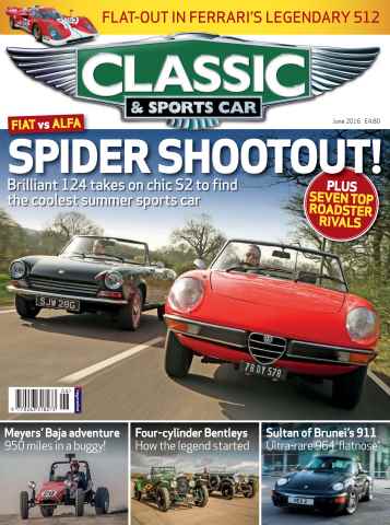 Classic & Sports Car issue June 2016