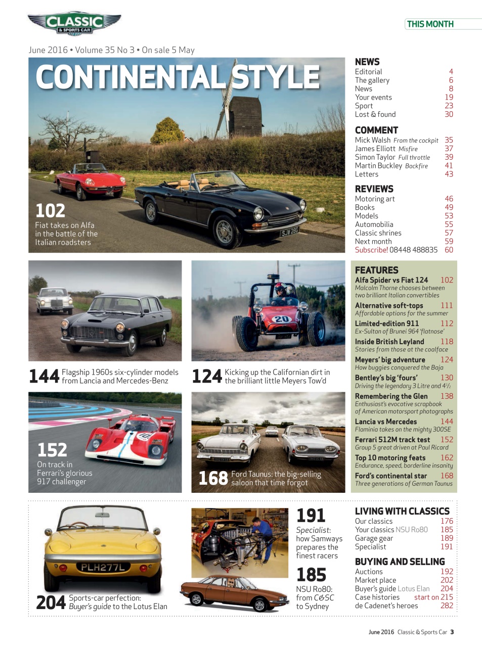 Classic & Sports Car Preview Pages