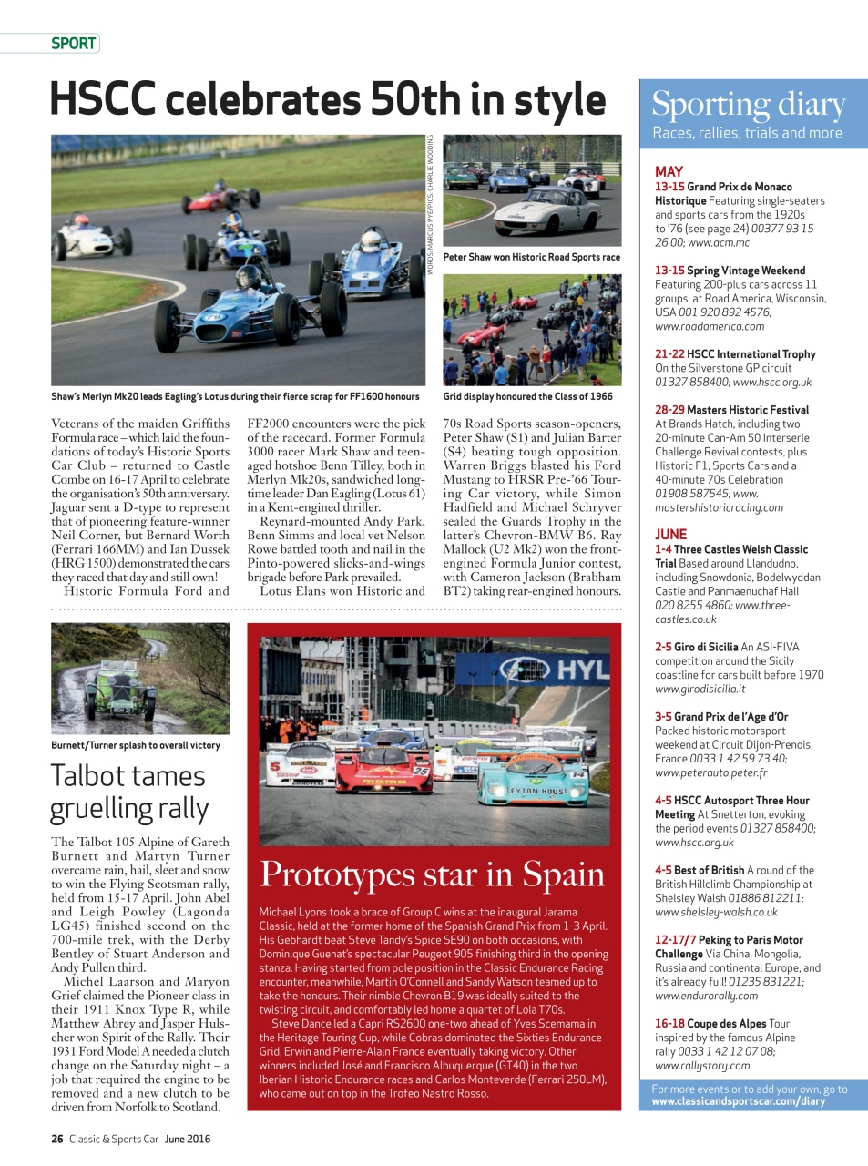 Classic & Sports Car Preview Pages