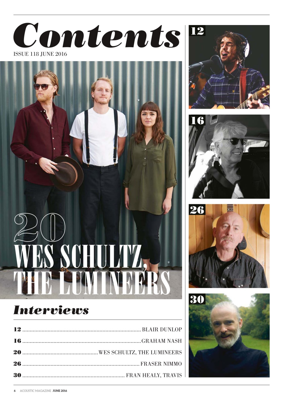 Acoustic Preview Pages