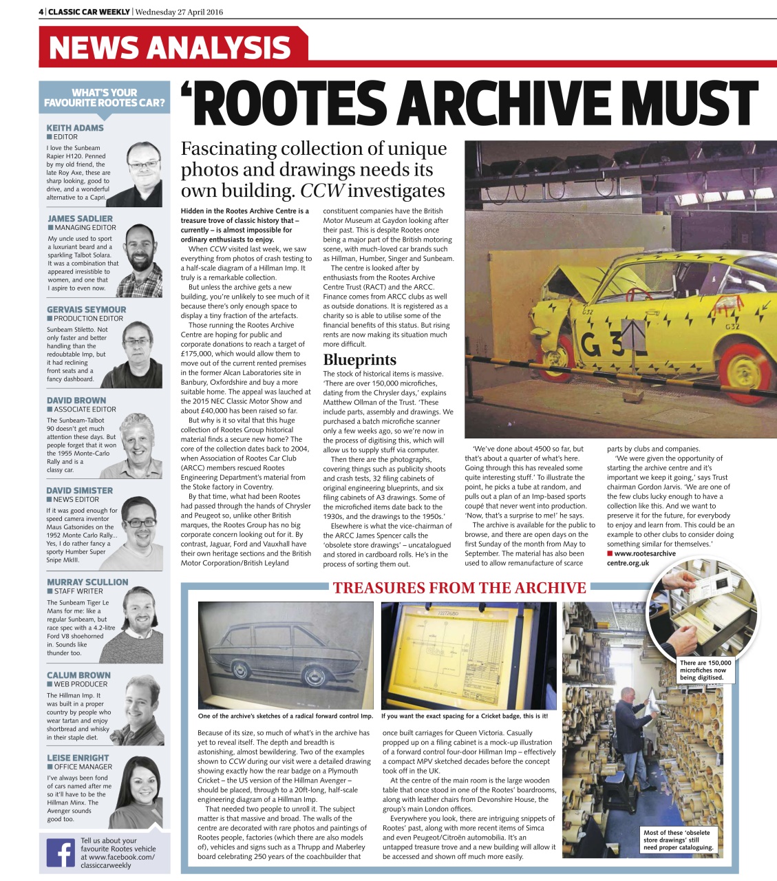Classic Car Weekly Preview Pages