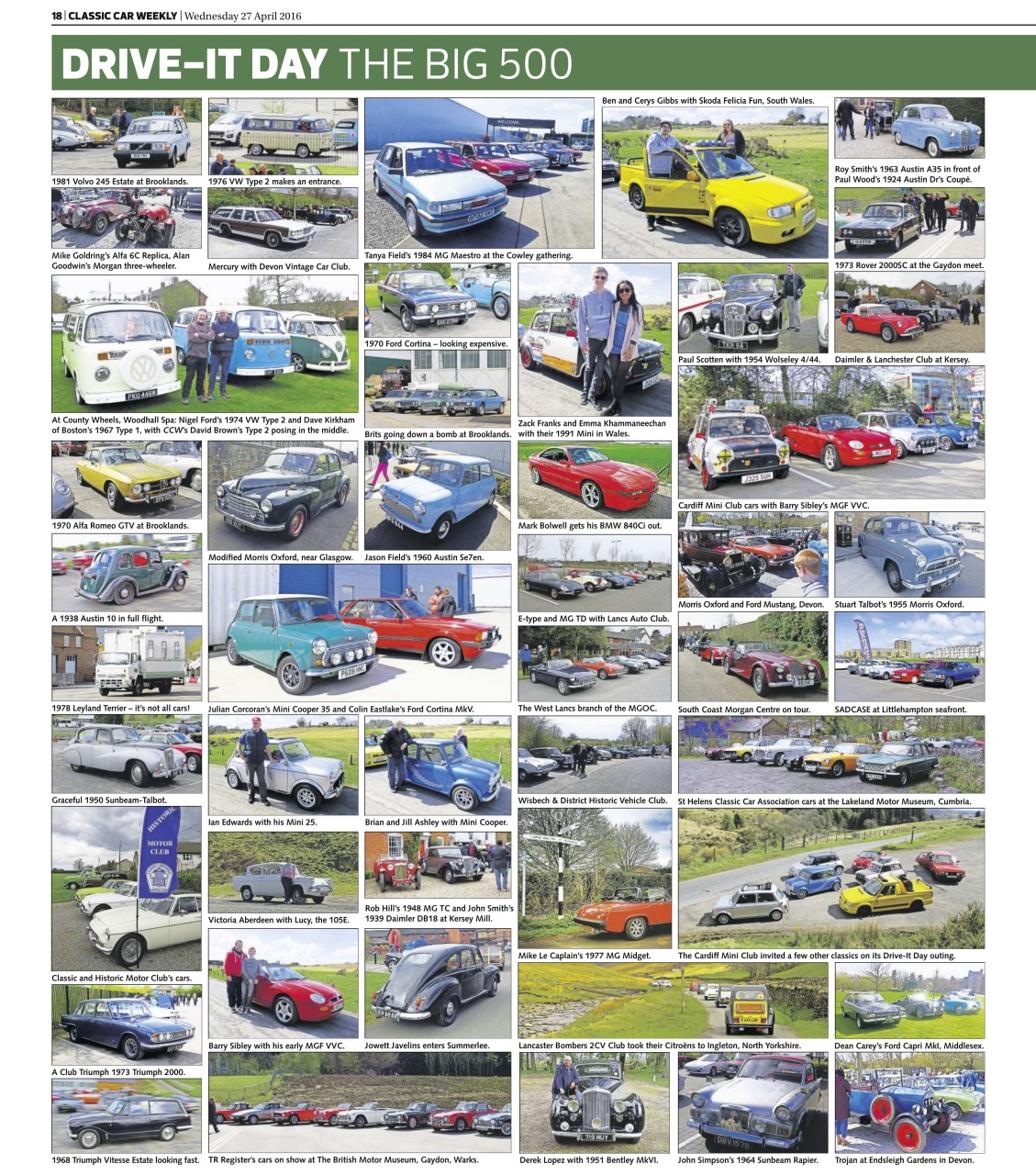 Classic Car Weekly Preview Pages