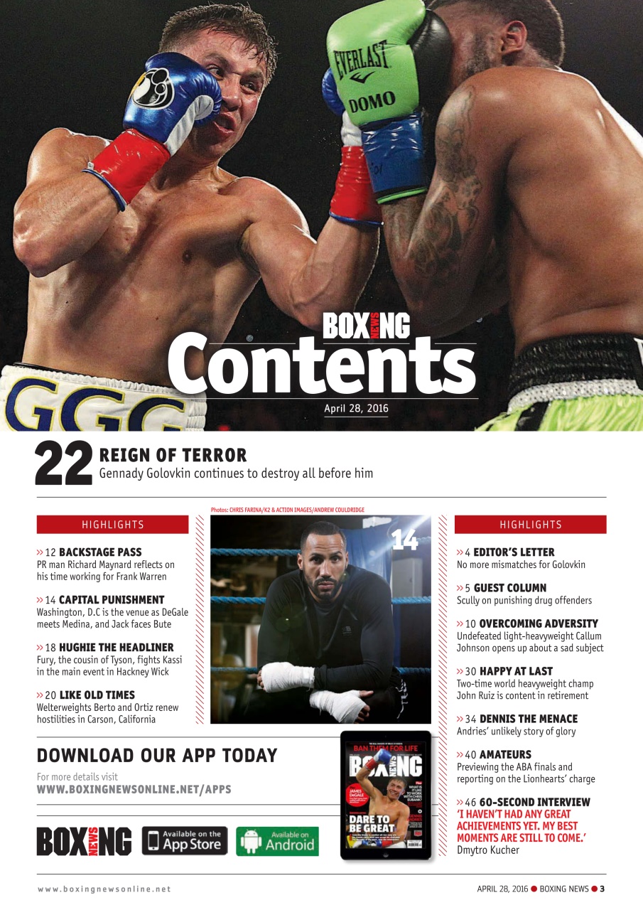 Boxing News Preview Pages