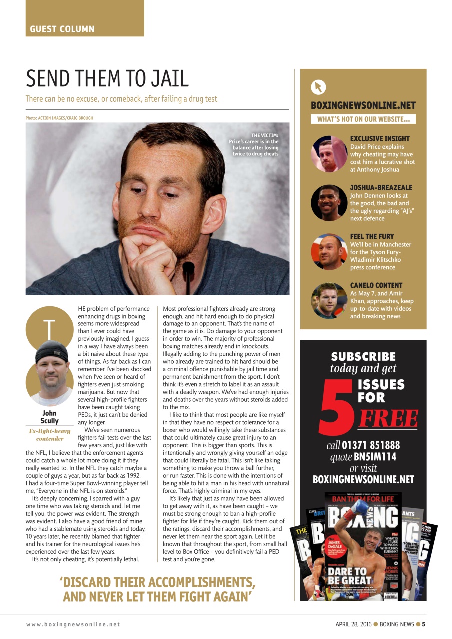 Boxing News Preview Pages