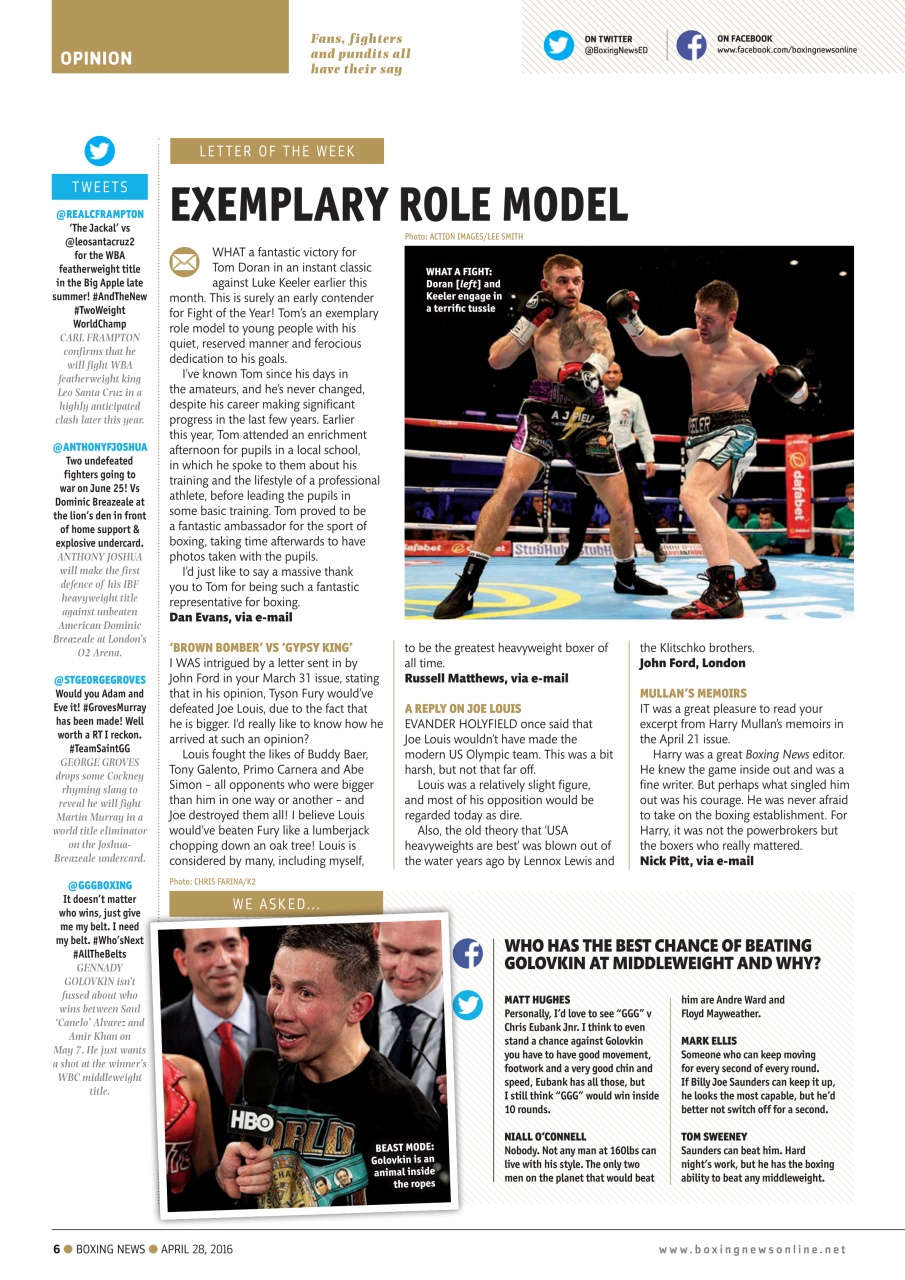 Boxing News Preview Pages