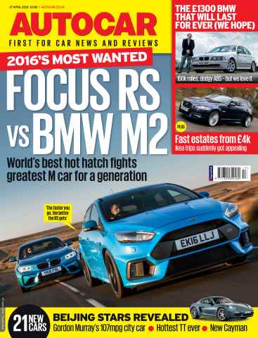 Autocar issue 27th April 2016