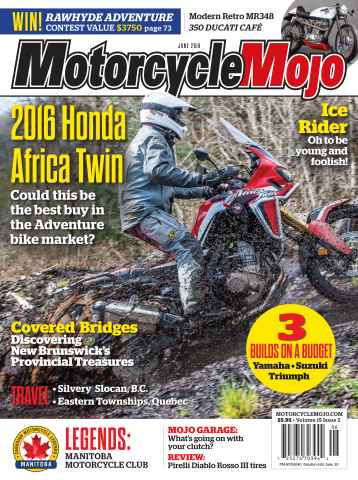 Motorcycle Mojo issue June 2016 Motorcycle Mojo