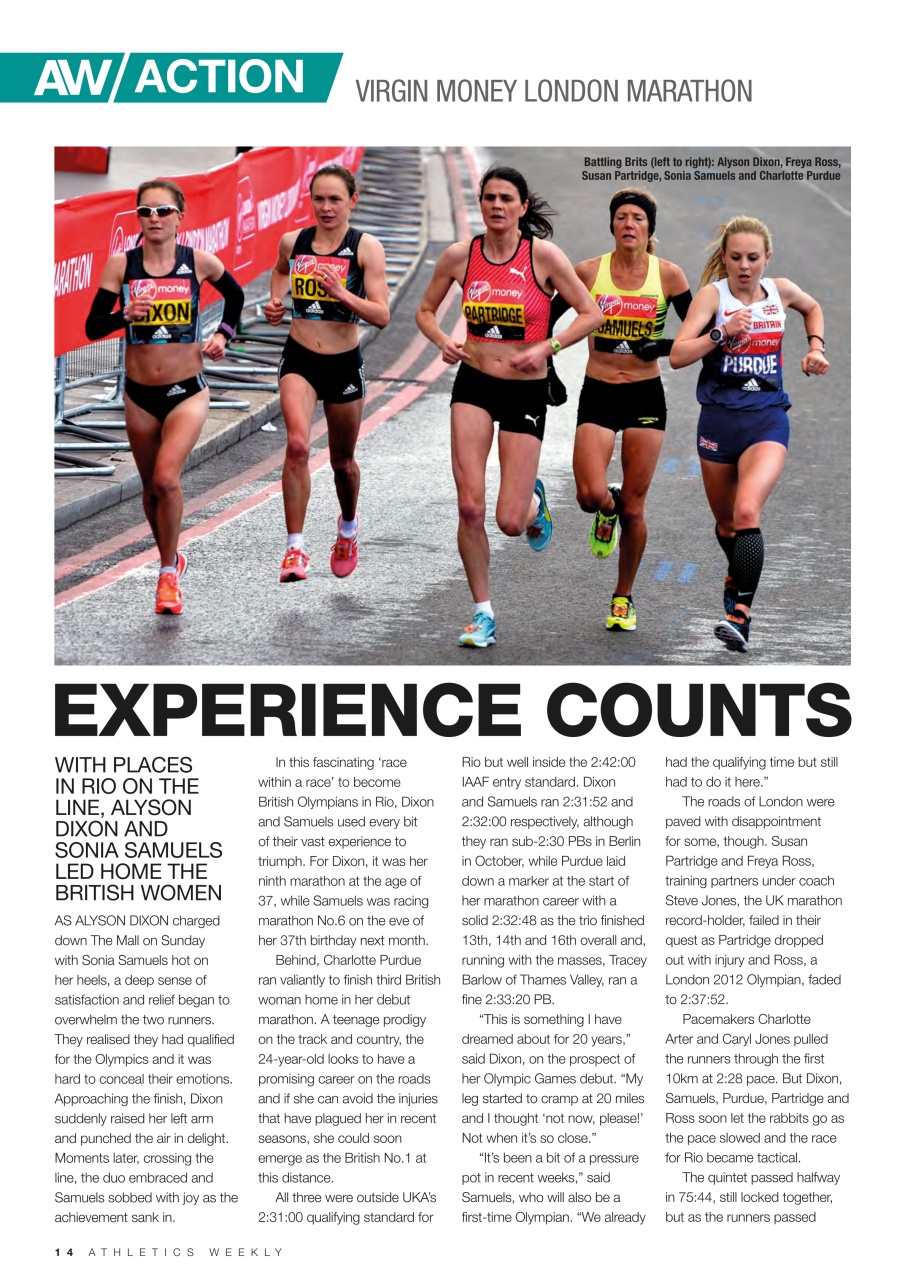AW – Athletics Weekly Magazine Preview Pages