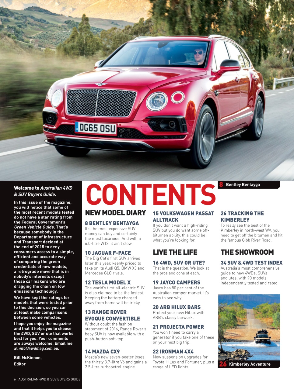 Australian 4WD and SUV Buyers Guide Preview Pages
