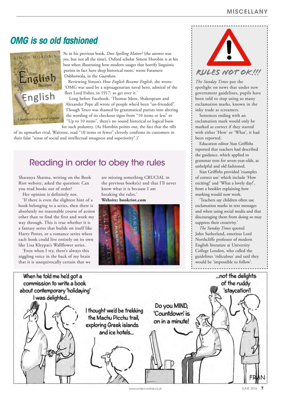 Writing Magazine Preview Pages