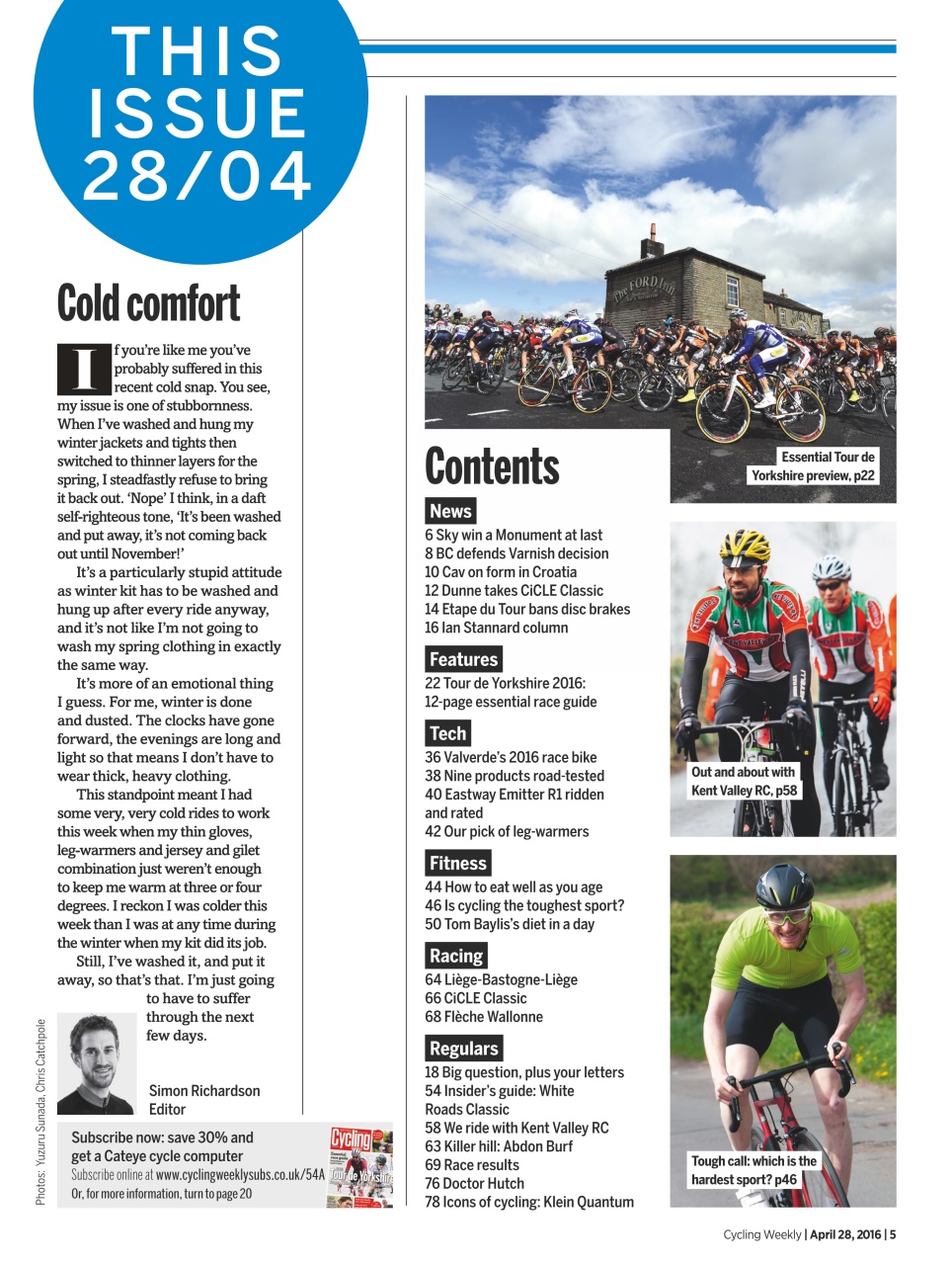 Cycling Weekly Preview Pages