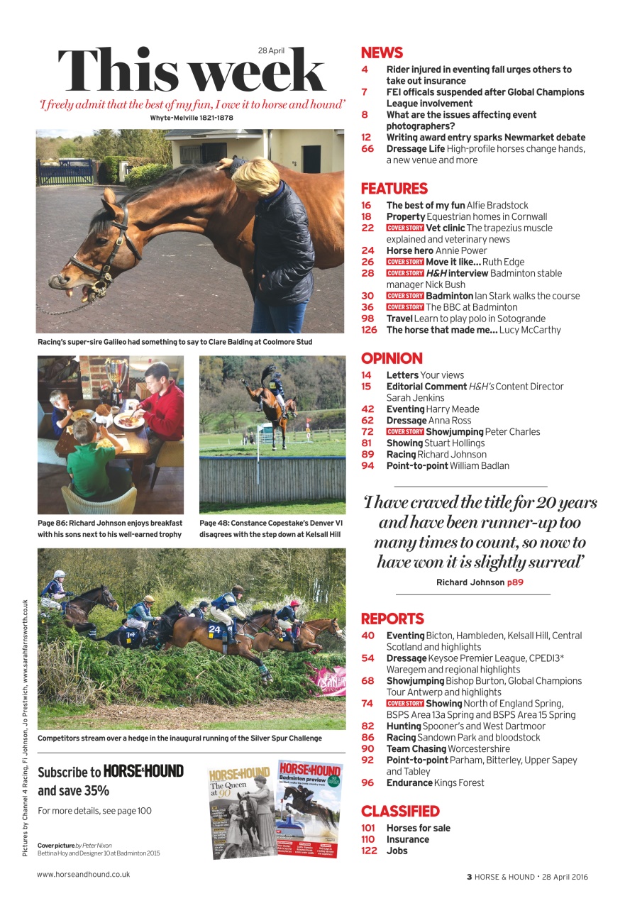 Horse & Hound Preview Pages
