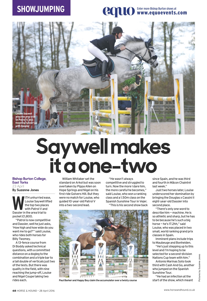 Horse & Hound Preview Pages