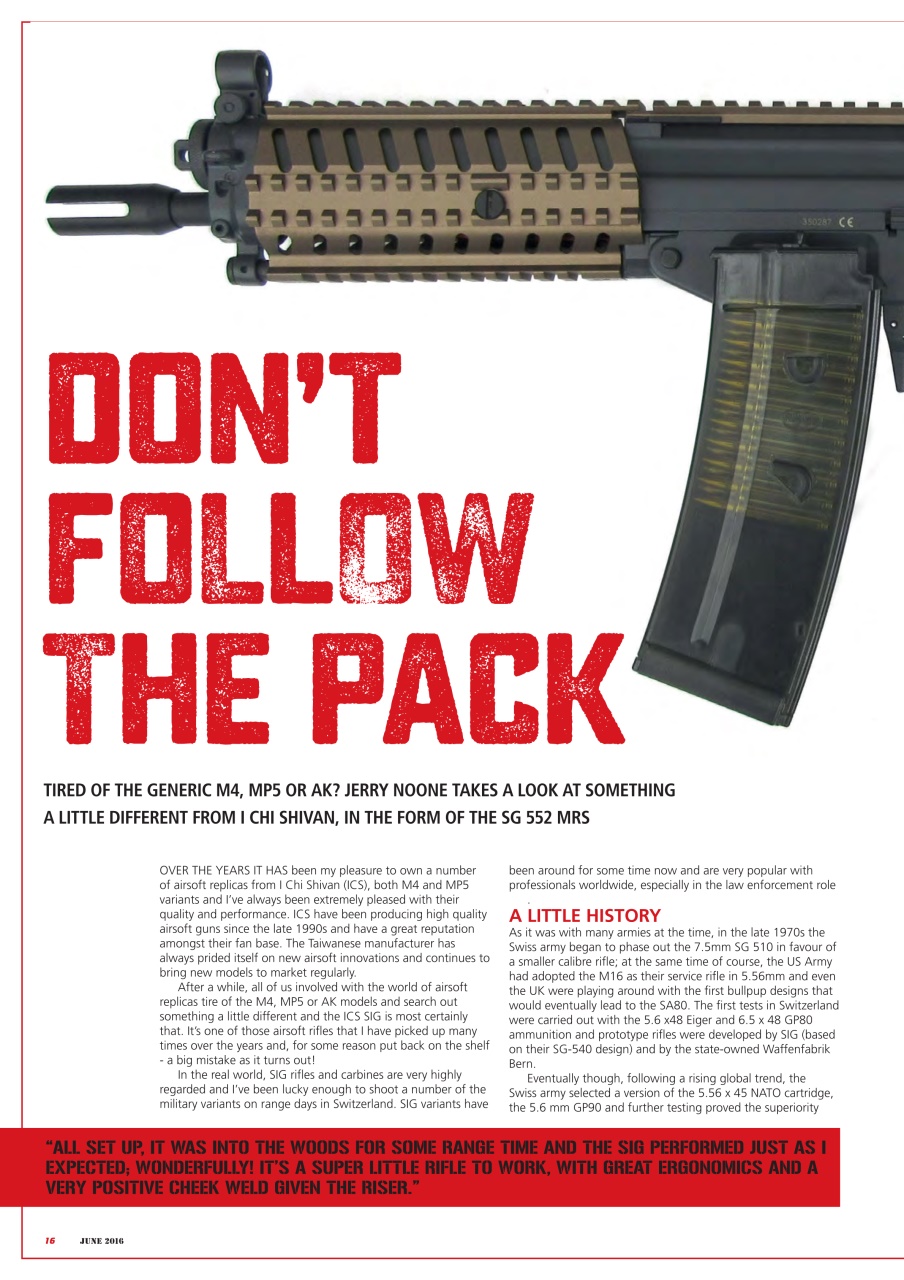 Airsoft Action Preview Pages