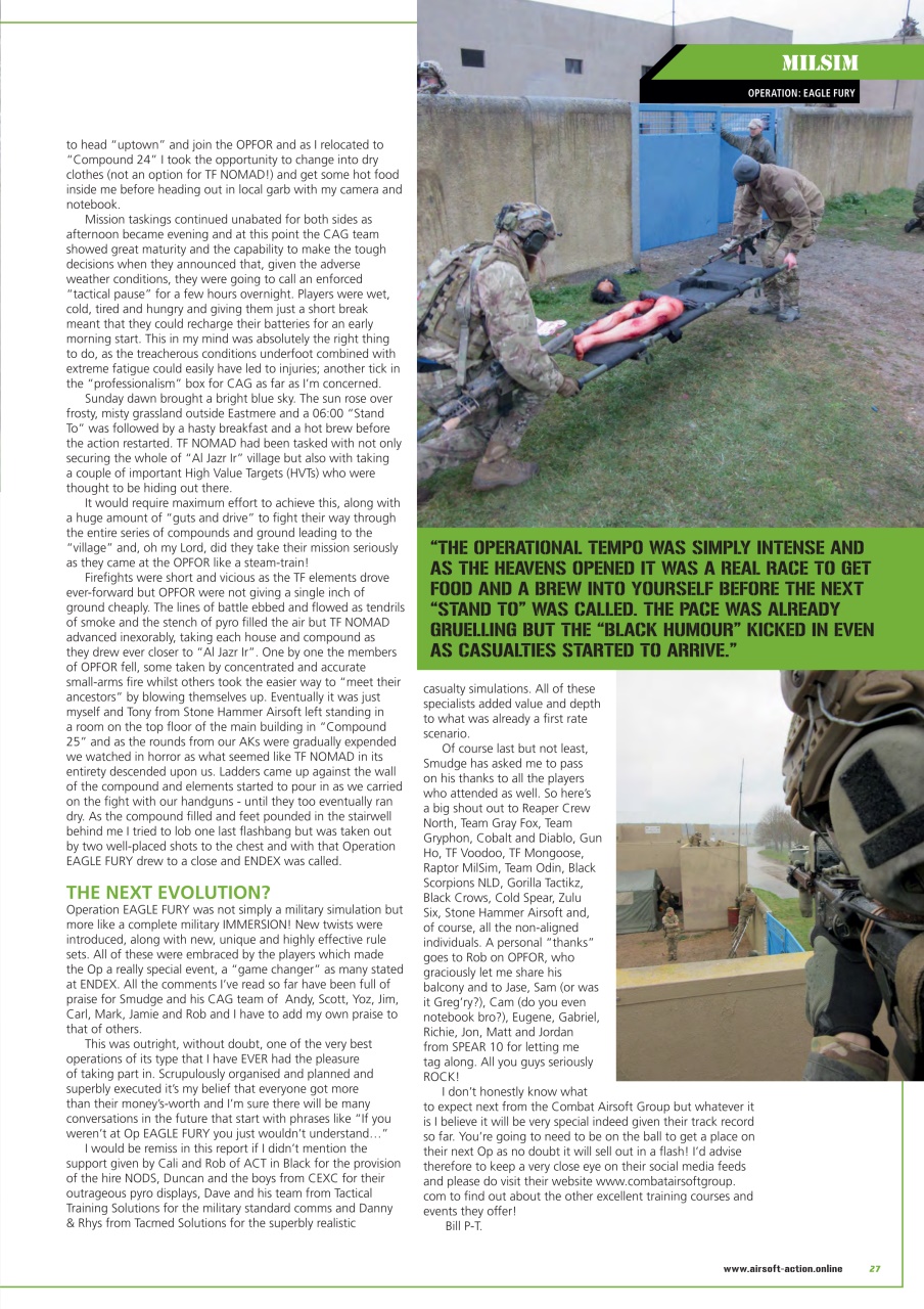 Airsoft Action Preview Pages