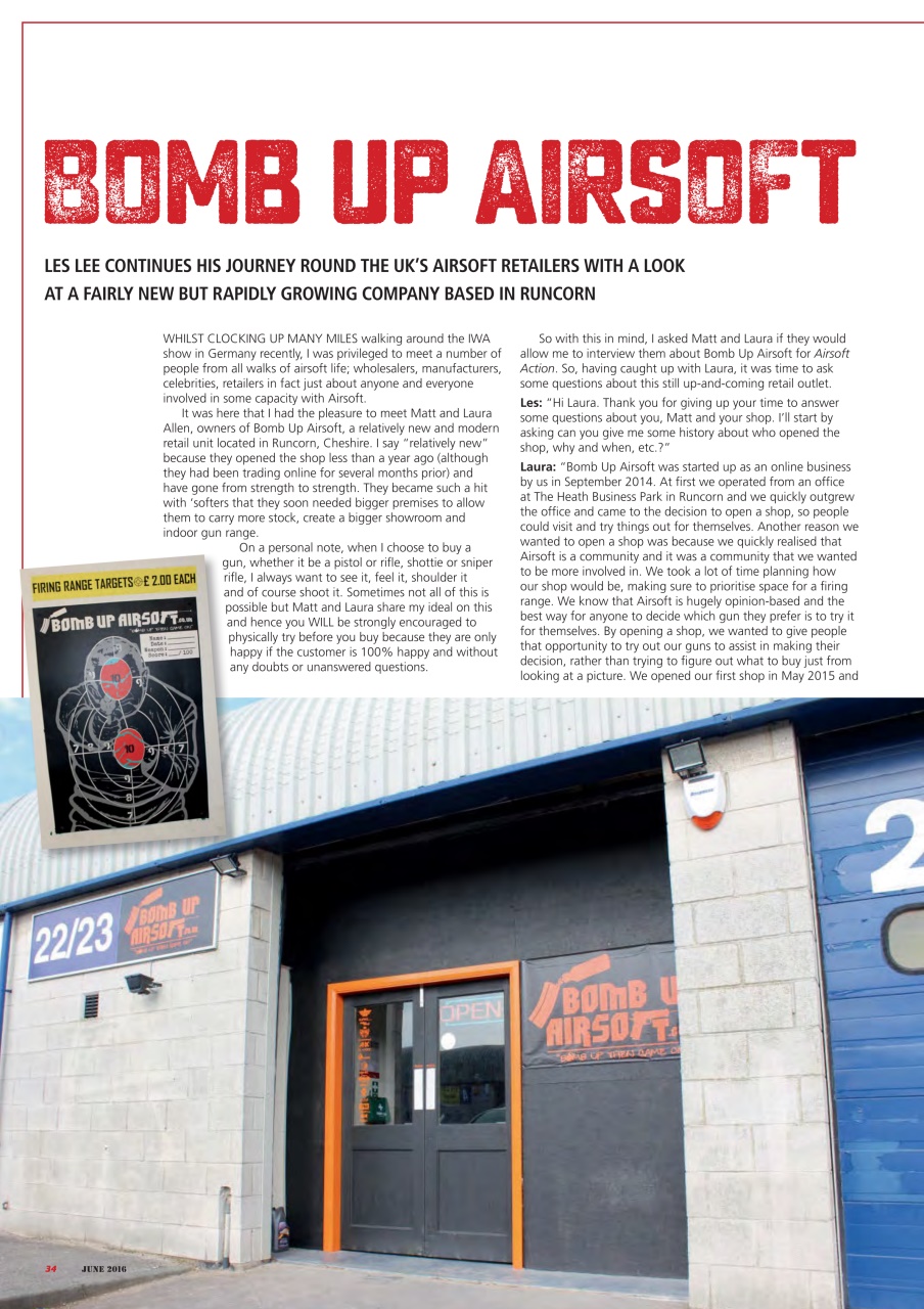 Airsoft Action Preview Pages