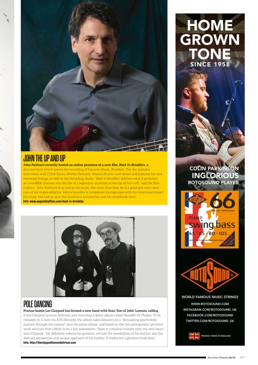 Bass Player UK Preview Pages