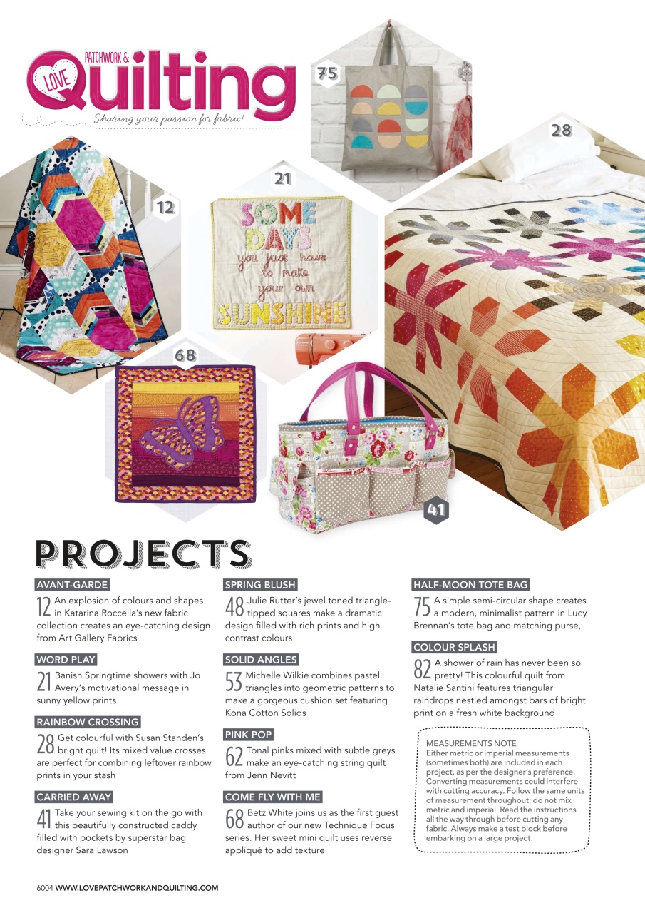 Love Patchwork & Quilting Preview Pages