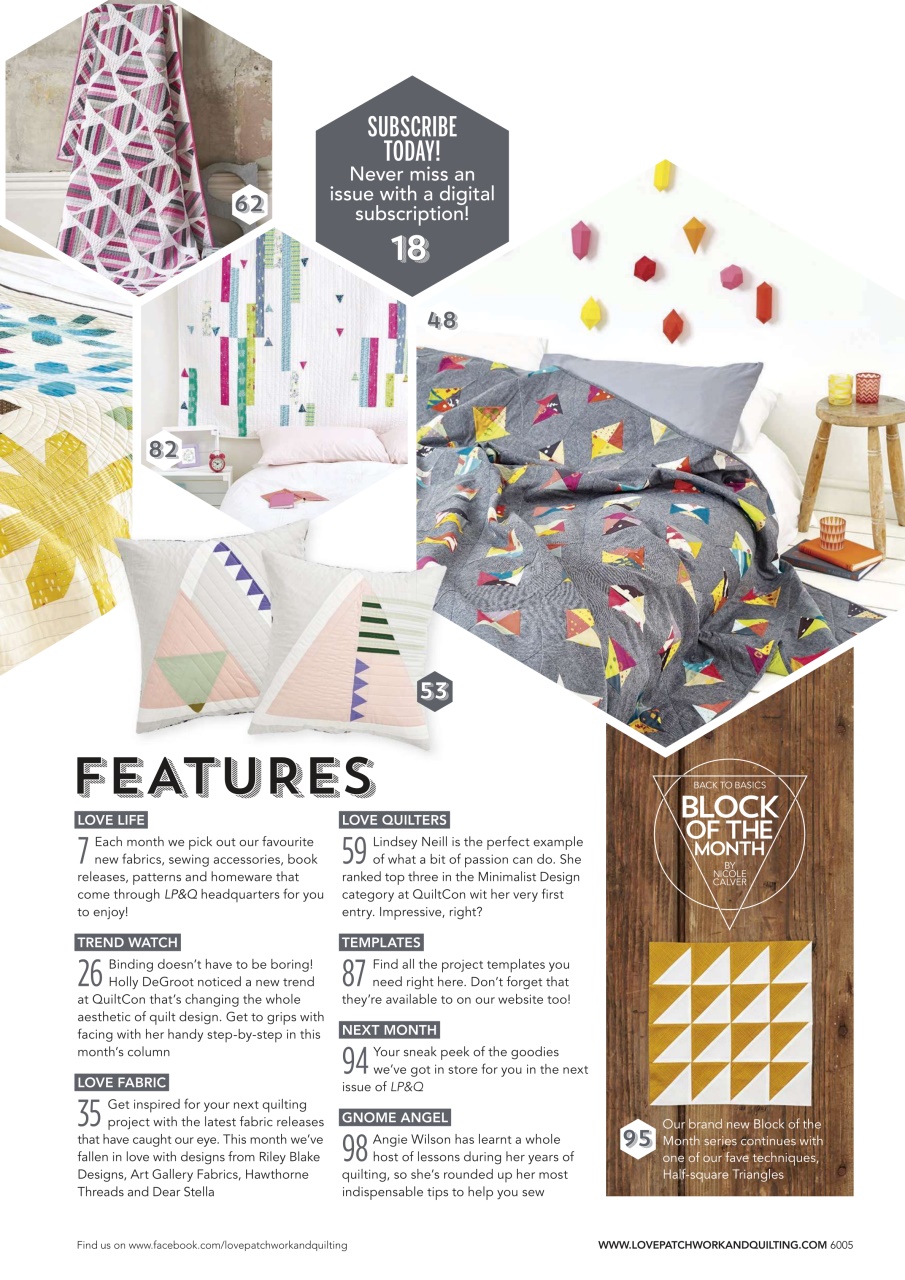 Love Patchwork & Quilting Preview Pages