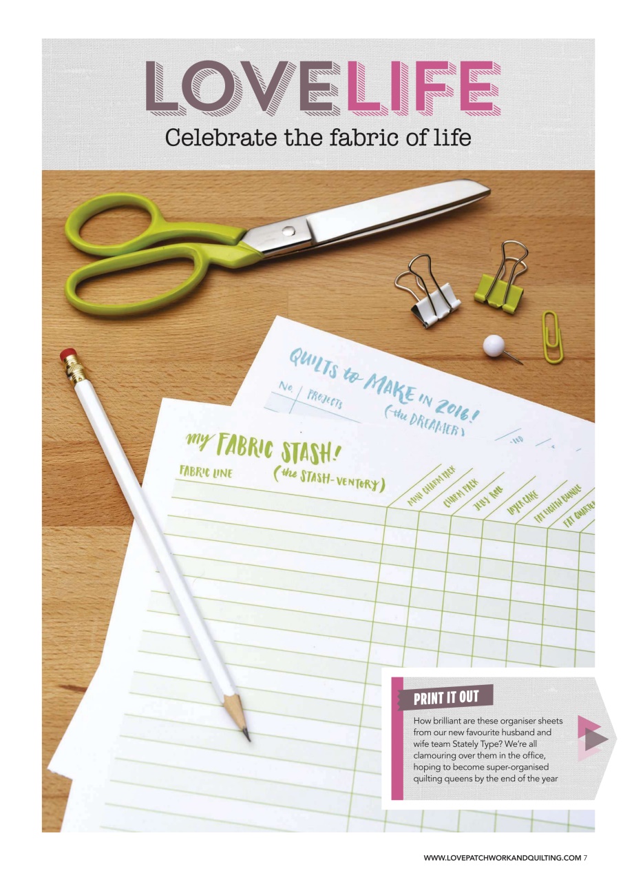 Love Patchwork & Quilting Preview Pages