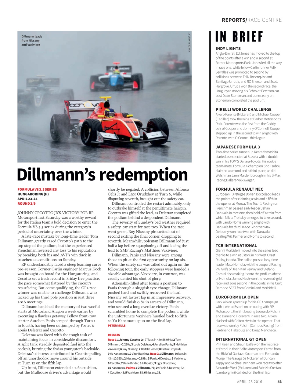 Autosport Preview Pages