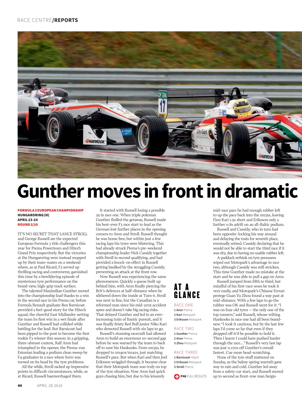 Autosport Preview Pages
