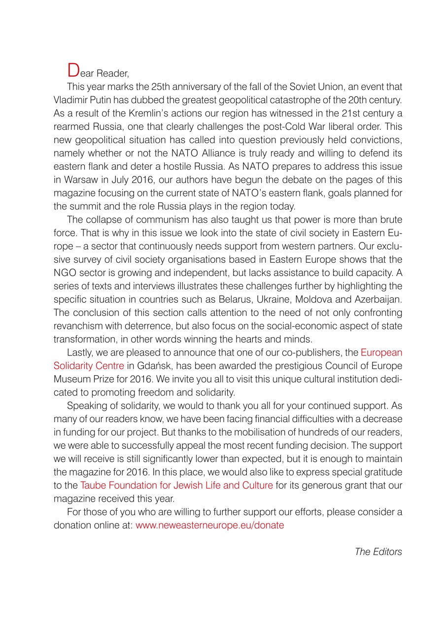 New Eastern Europe Preview Pages