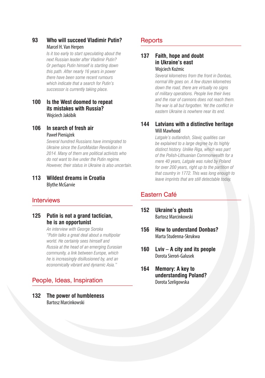 New Eastern Europe Preview Pages