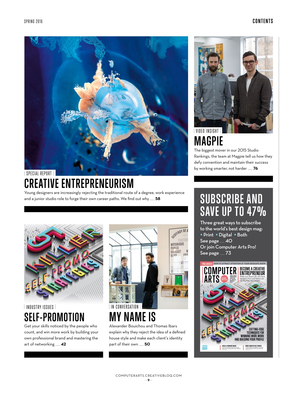 Computer Arts Preview Pages