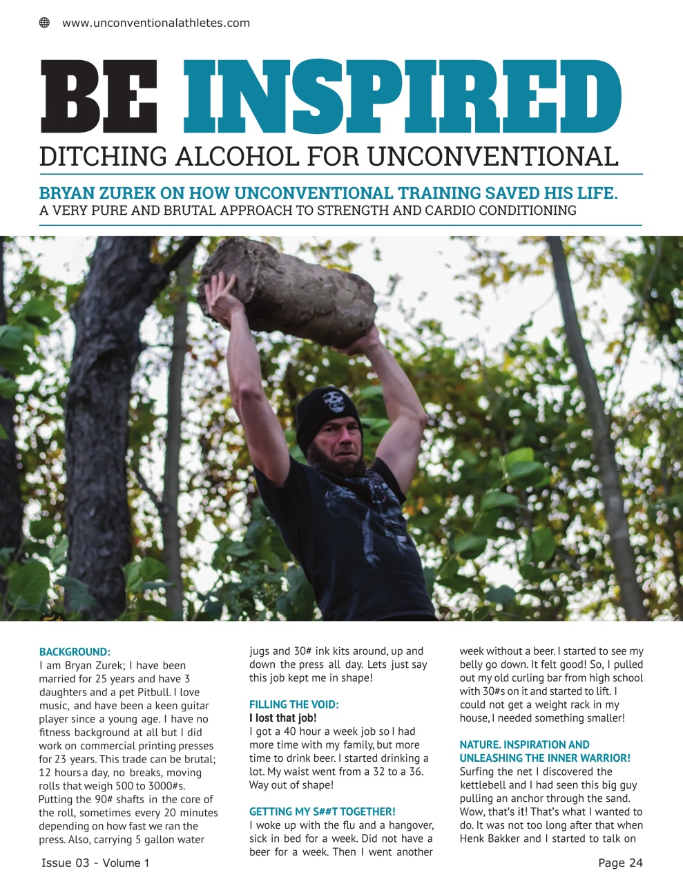 Unconventional Athletes Magazine Preview Pages