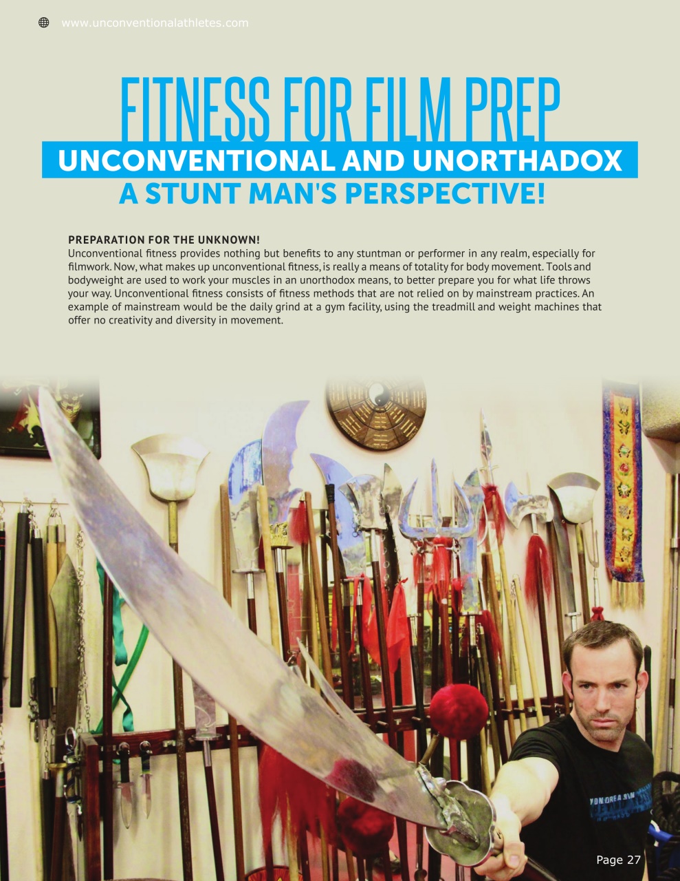 Unconventional Athletes Magazine Preview Pages