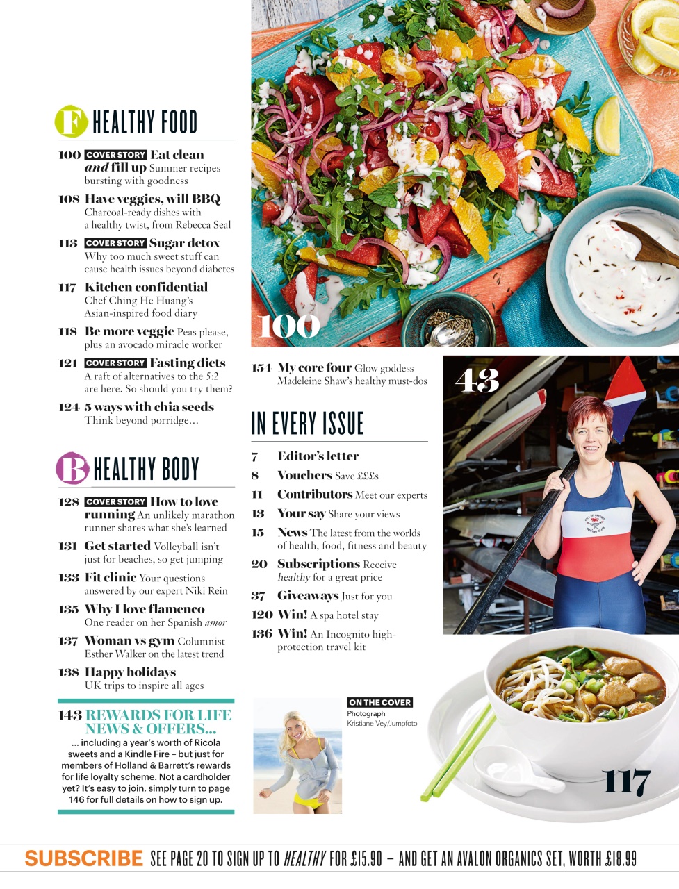 Healthy Magazine Preview Pages