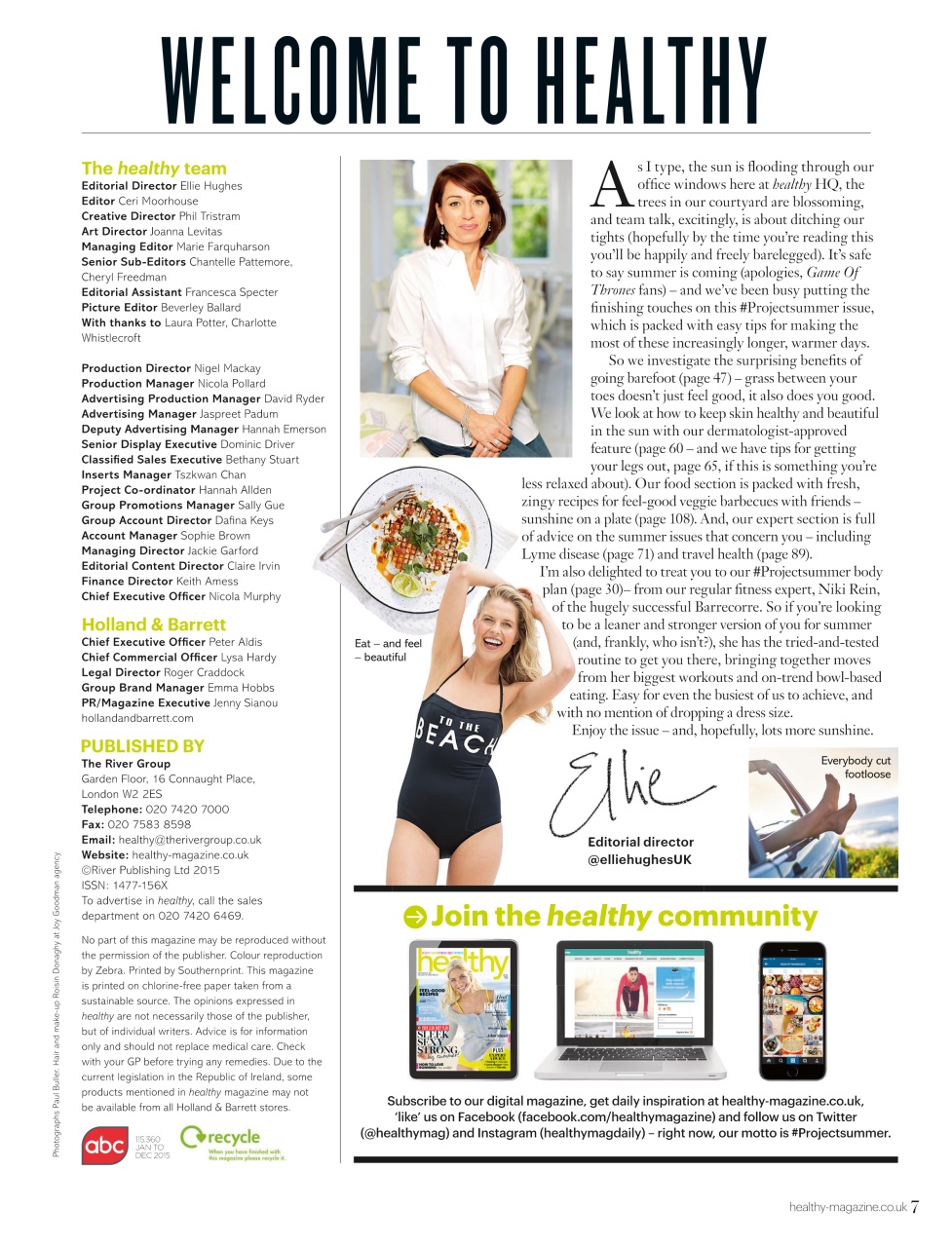 Healthy Magazine Preview Pages