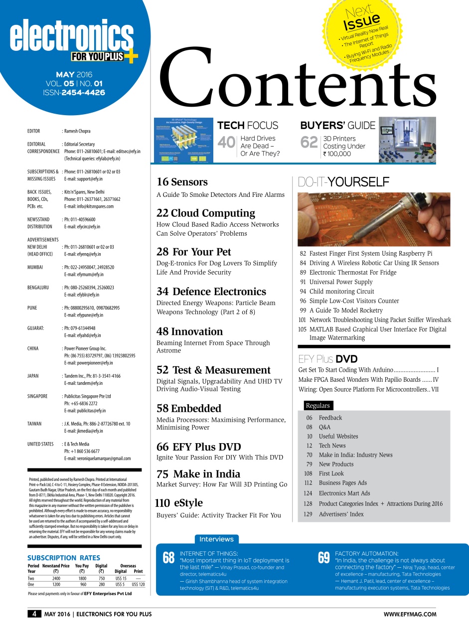 Electronics For You Preview Pages