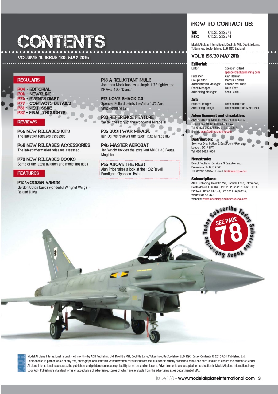 Model Airplane International Preview Pages