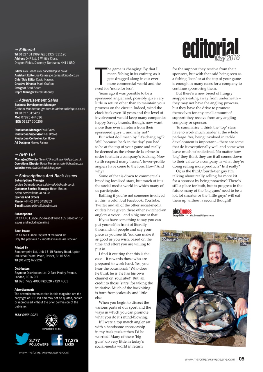 Match Fishing Preview Pages