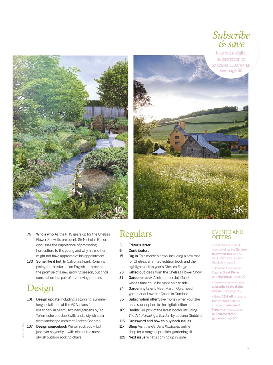 Gardens Illustrated Preview Pages