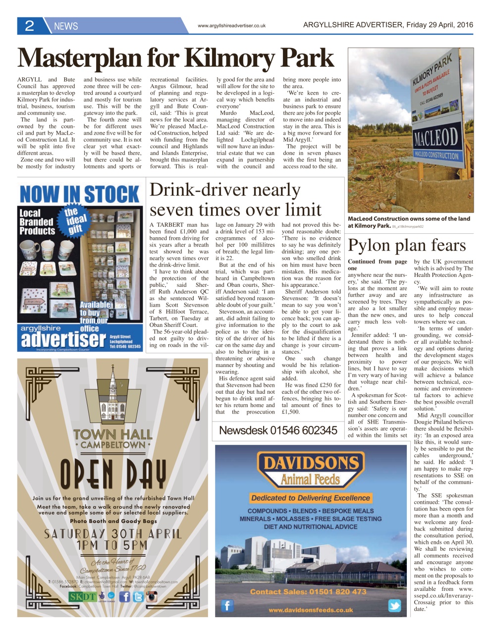 Argyllshire Advertiser Preview Pages