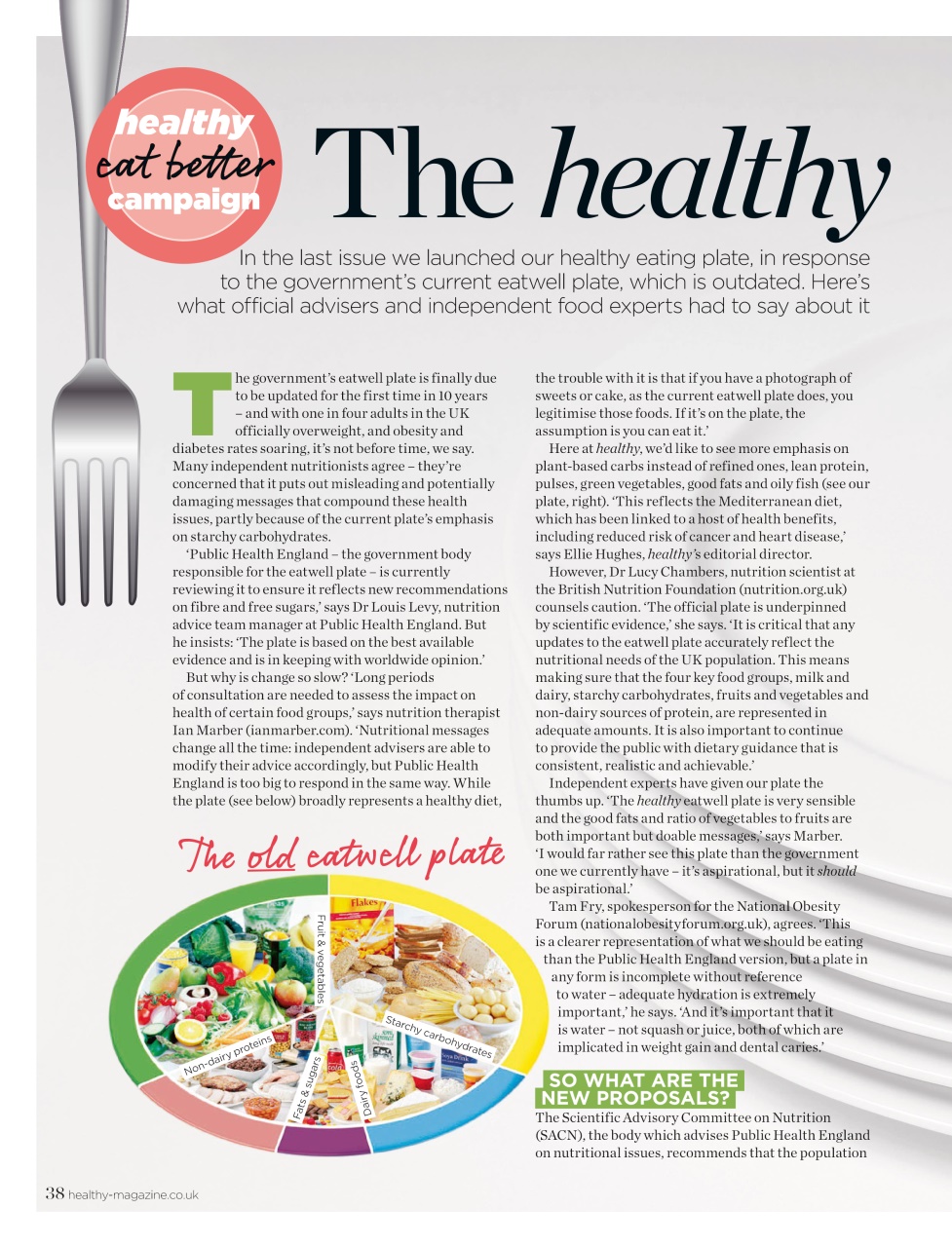 Healthy Magazine Preview Pages
