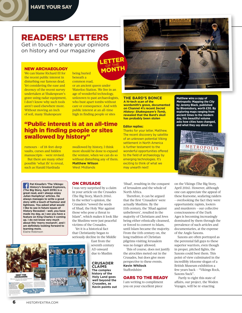 BBC History Revealed Magazine Preview Pages
