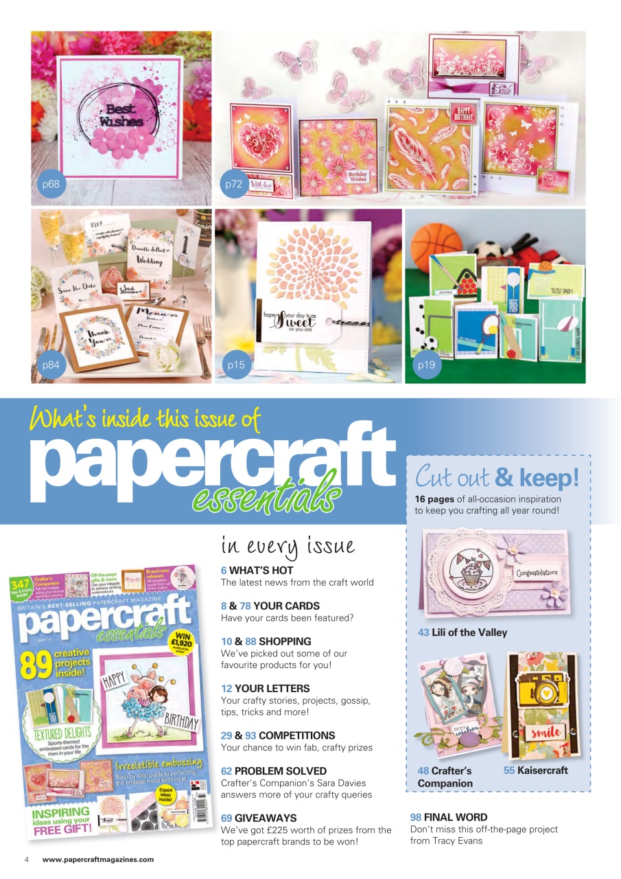 Papercraft Essentials Preview Pages